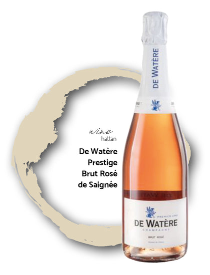 Champagne De Watère Premier Cru Prestige Brut Rosé de Saignée